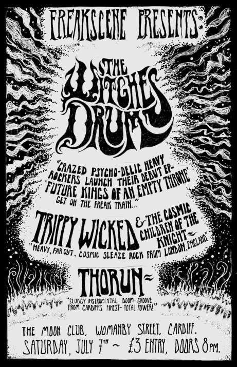 The Witches Drum EP Launch Poster