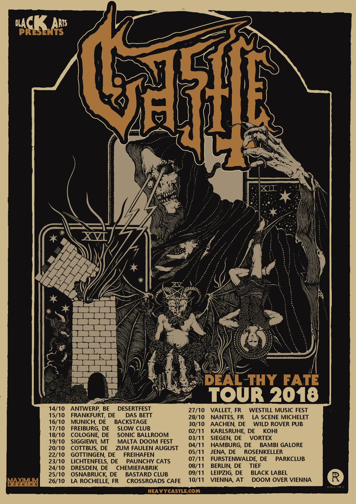 EUROPE tour poster