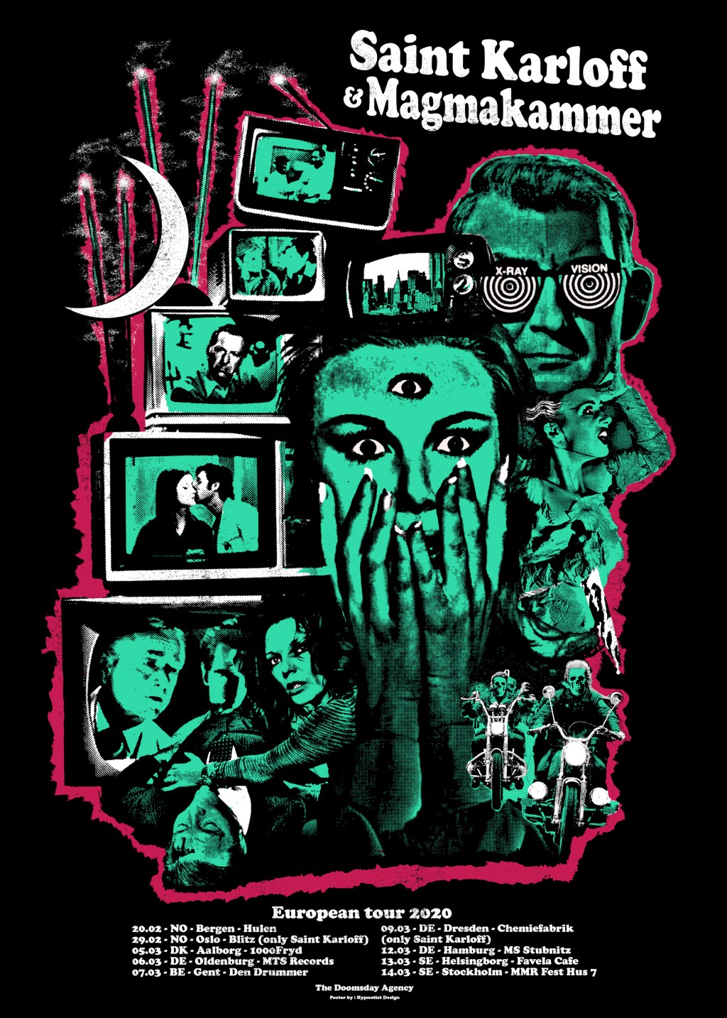 Norwegian Occult Rockers SAINT KARLOFF announce European Tour with Magmakammer /// Share Recording Session Documentary for INTERSTELLAR&nbsp;VOODOO